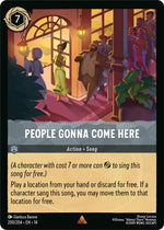 Disney Lorcana TCG - Hyperia City - People Gonna Come Here - 200/204 - Rare