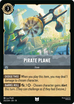 Disney Lorcana TCG - Hyperia City - Pirate Plane - 202/204 - Uncommon - Cold Foil