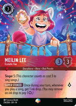 Disney Lorcana TCG - Hyperia City - Meilin Lee - Ecstatic Fan - 214/204 - Epic