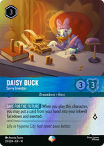Disney Lorcana TCG - Hyperia City - Daisy Duck - Savvy Investor - 217/204 - Epic