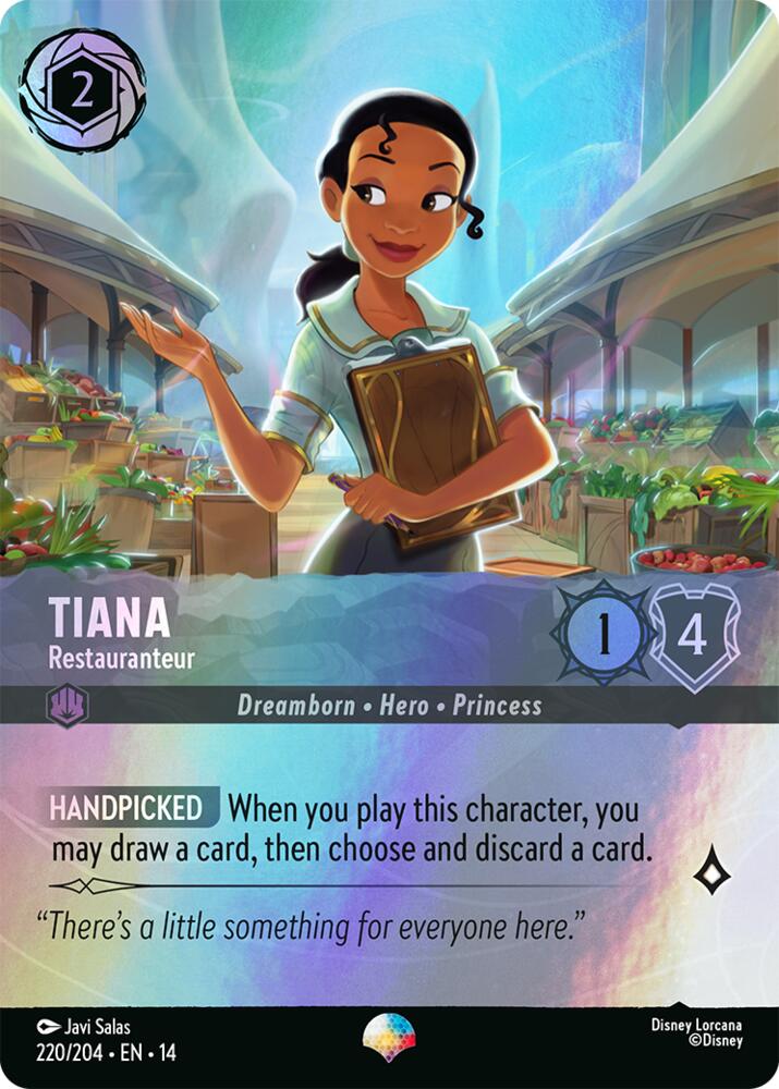 Disney Lorcana TCG - Hyperia City - Tiana - Restauranteur - 220/204 - Epic