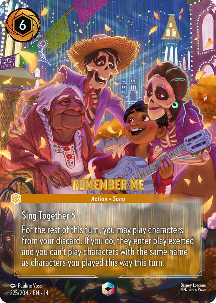 Disney Lorcana TCG - Hyperia City - Remember Me - 225/204 - Enchanted
