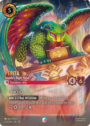 Disney Lorcana TCG - Hyperia City - Pepita - Imelda's Right Hand - 233/204 - Enchanted