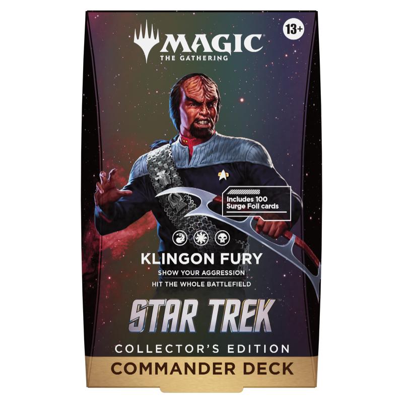 Magic The Gathering Star Trek Klingon Fury Collector's Edition Commander Deck