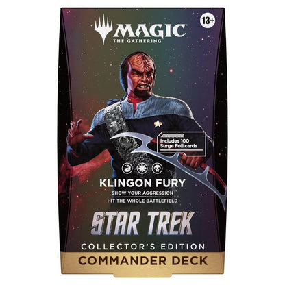 Magic The Gathering Star Trek Klingon Fury Collector's Edition Commander Deck
