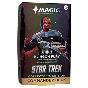 Magic The Gathering Star Trek Klingon Fury Collector's Edition Commander Deck