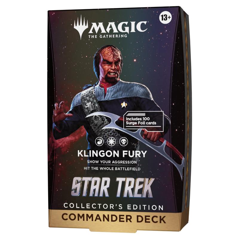 Magic The Gathering Star Trek Klingon Fury Collector's Edition Commander Deck