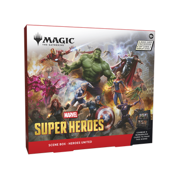 Magic The Gathering - Marvel Super Heroes - Scene Box - Heroes United