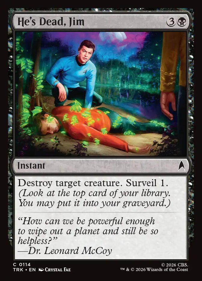 Magic The Gathering - Star Trek - He's Dead, Jim - 114 - Common - Foil