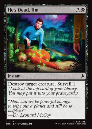 Magic The Gathering - Star Trek - He's Dead, Jim - 114 - Common - Foil