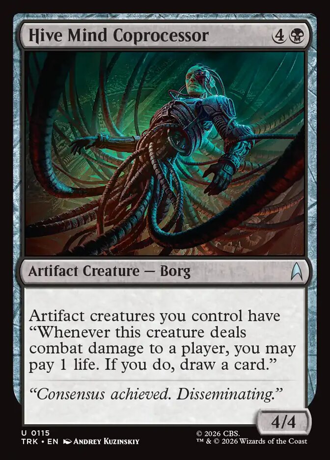 Magic The Gathering - Star Trek - Hive Mind Coprocessor - 115 - Uncommon - Foil