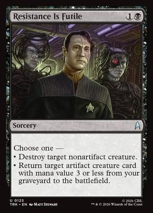 Magic The Gathering - Star Trek - Resistance Is Futile - 125 - Uncommon - Foil