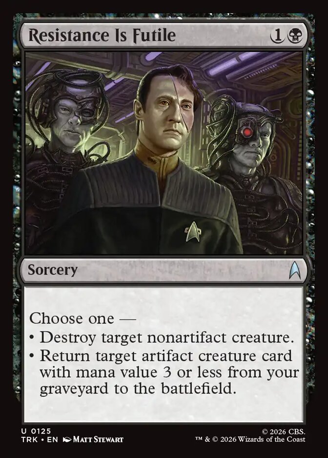 Magic The Gathering - Star Trek - Resistance Is Futile - 125 - Uncommon