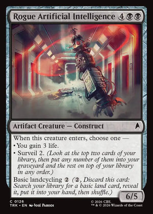Magic The Gathering - Star Trek - Rogue Artificial Intelligence - 126 - Common