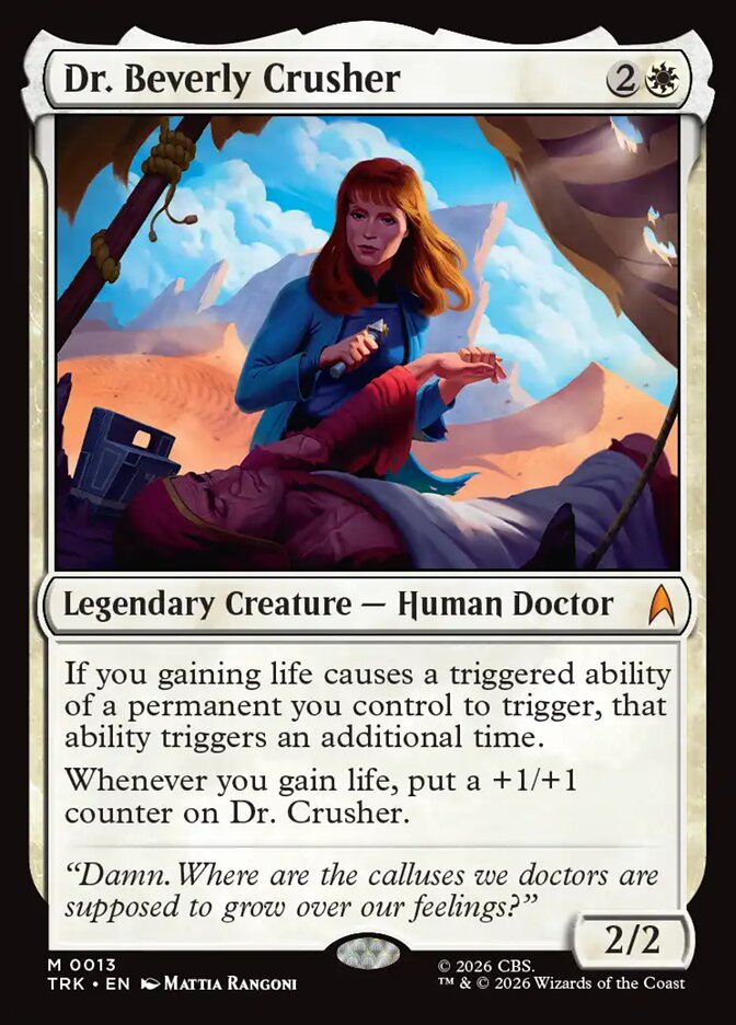 Magic The Gathering - Star Trek - Dr. Beverly Crusher - 13 - Mythic