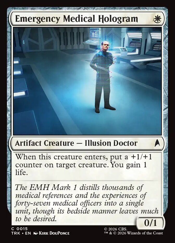 Magic The Gathering - Star Trek - Emergency Medical Hologram - 15 - Common