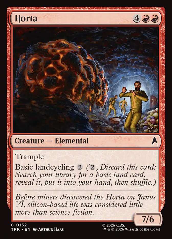 Magic The Gathering - Star Trek - Horta - 152 - Common - Foil