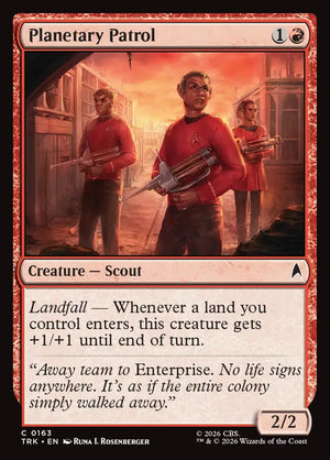Magic The Gathering - Star Trek - Planetary Patrol - 163 - Common - Foil