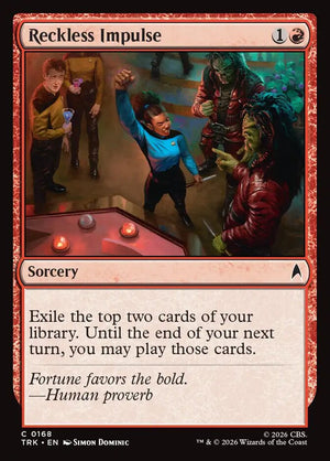 Magic The Gathering - Star Trek - Reckless Impulse - 168 - Common