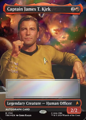 Magic The Gathering - Star Trek - Captain James T. Kirk (Borderless) - 1701 - Mythic