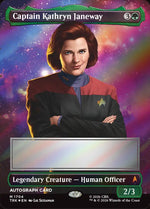 Magic The Gathering - Star Trek - Captain Kathryn Janeway (Borderless) - 1704 - Mythic - Foil