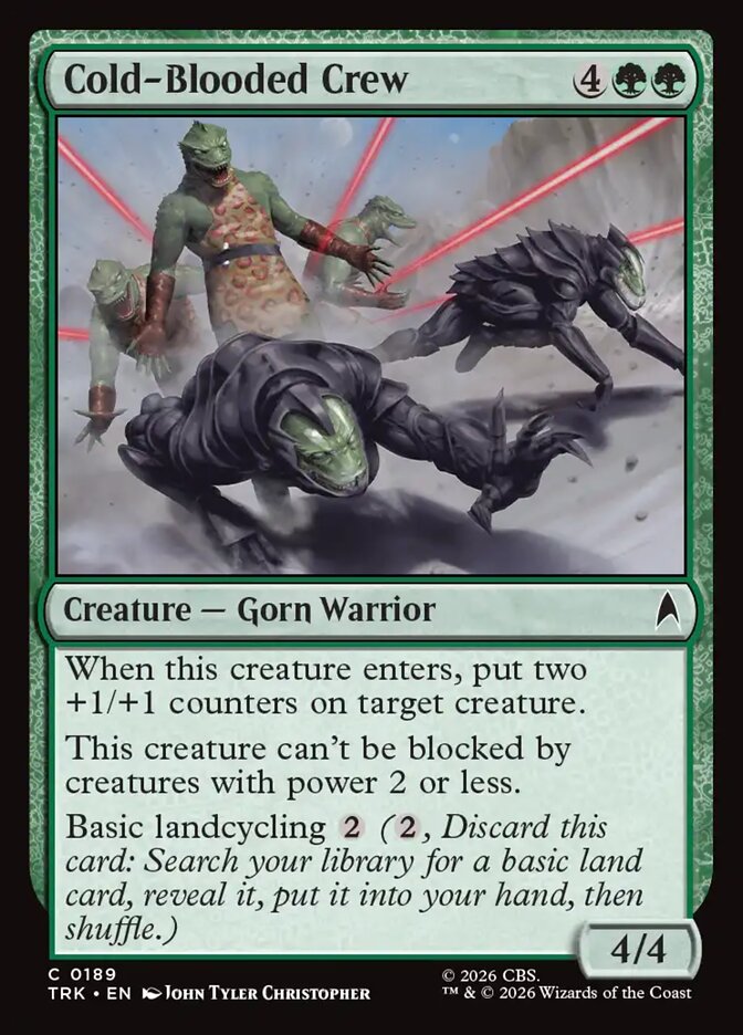 Magic The Gathering - Star Trek - Cold-Blooded Crew - 189 - Common