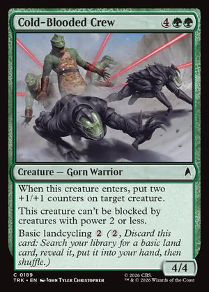 Magic The Gathering - Star Trek - Cold-Blooded Crew - 189 - Common