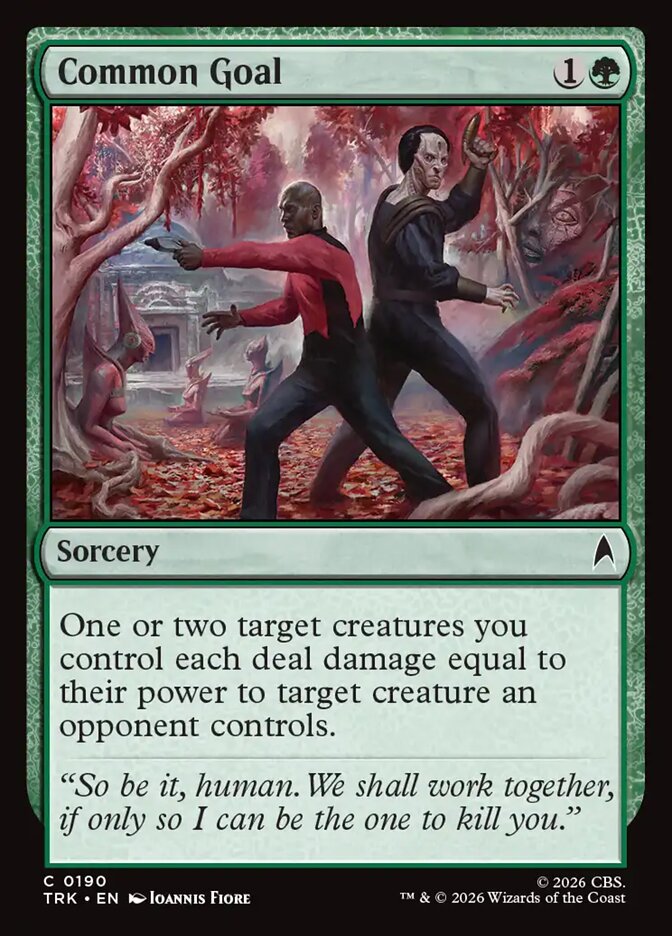 Magic The Gathering - Star Trek - Common Goal - 190 - Common