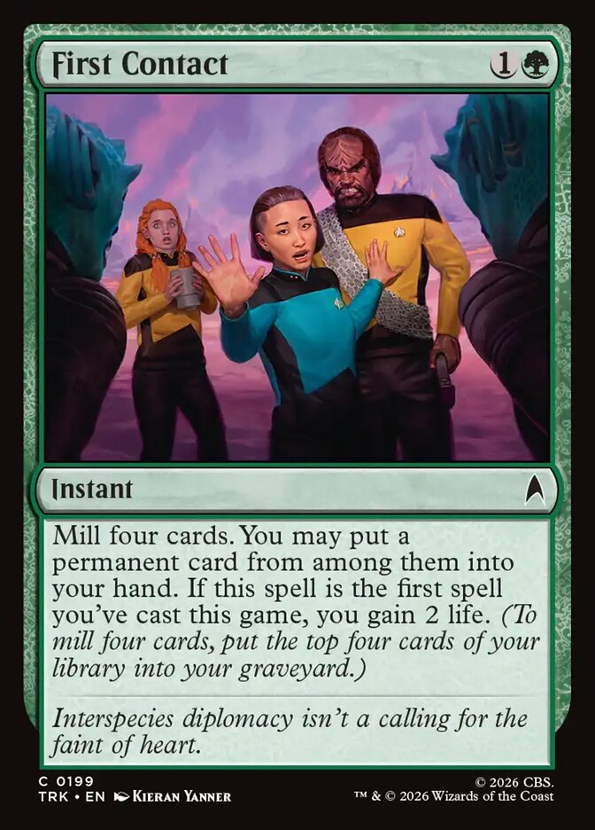 Magic The Gathering - Star Trek - First Contact - 199 - Common - Foil