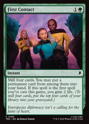 Magic The Gathering - Star Trek - First Contact - 199 - Common - Foil