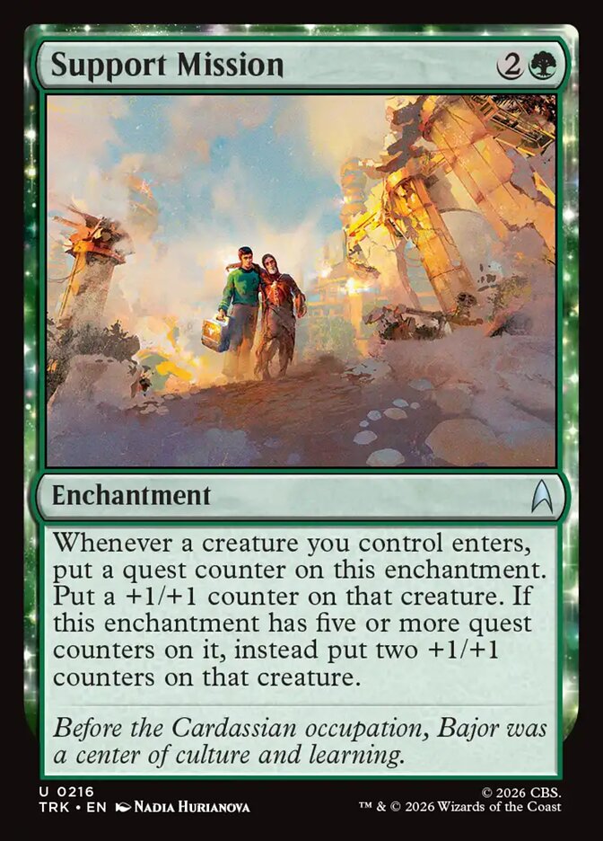 Magic The Gathering - Star Trek - Support Mission - 216 - Uncommon - Foil