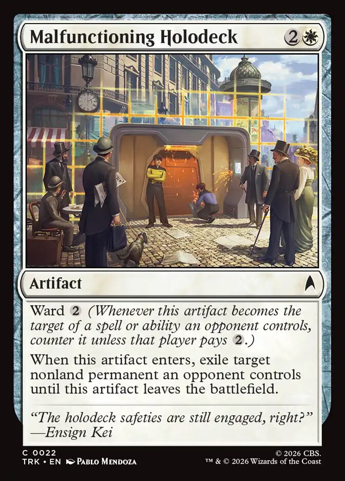 Magic The Gathering - Star Trek - Malfunctioning Holodeck - 22 - Common