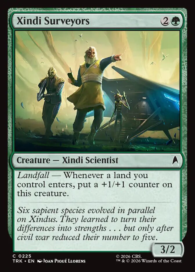 Magic The Gathering - Star Trek - Xindi Surveyors - 225 - Common - Foil