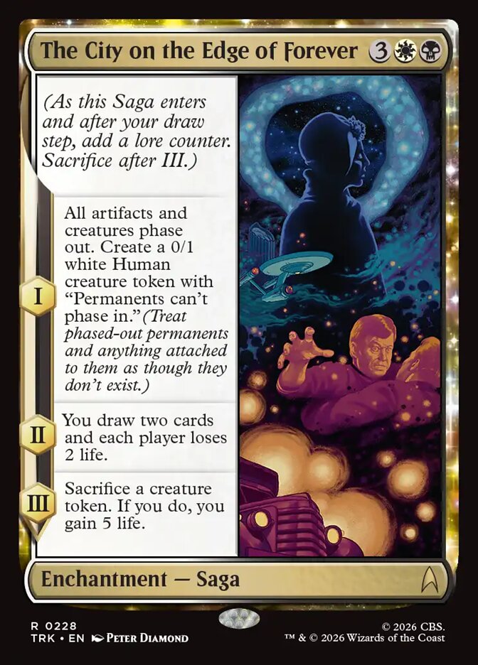 Magic The Gathering - Star Trek - The City on the Edge of Forever - 228 - Rare - Foil