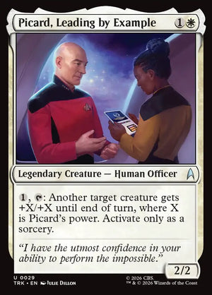 Magic The Gathering - Star Trek - Picard, Leading by Example - 29 - Uncommon