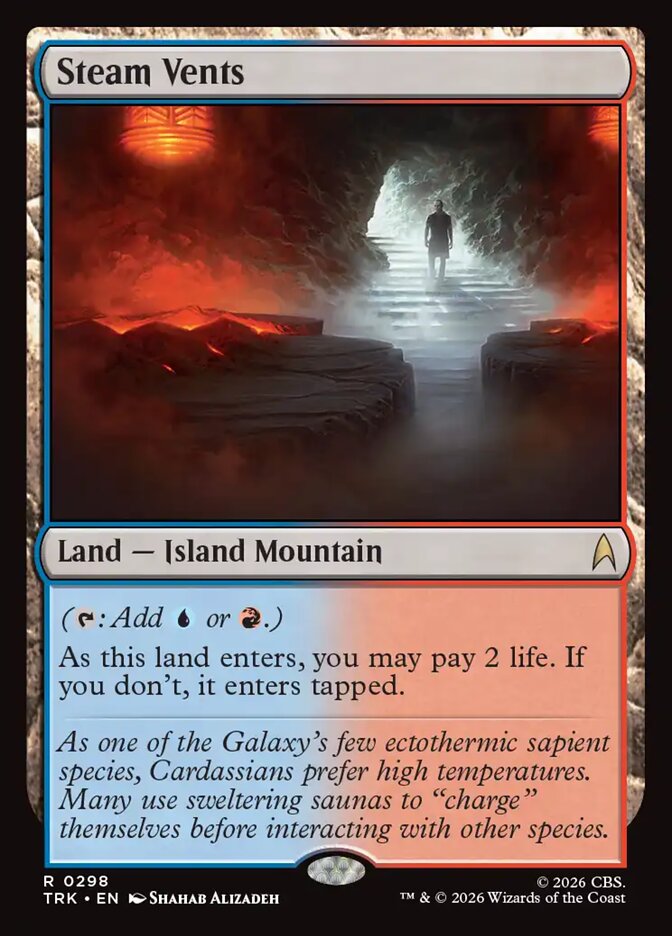 Magic The Gathering - Star Trek - Steam Vents - 298 - Rare