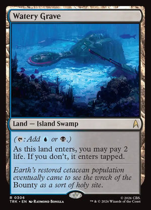 Magic The Gathering - Star Trek - Watery Grave - 306 - Rare