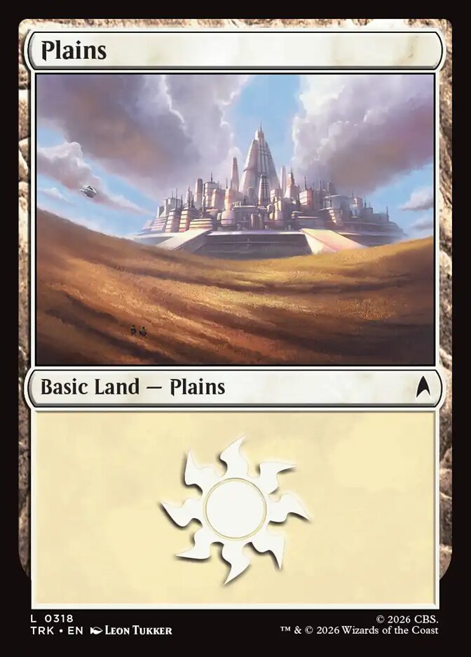 Magic The Gathering - Star Trek - Plains - 318 - Common