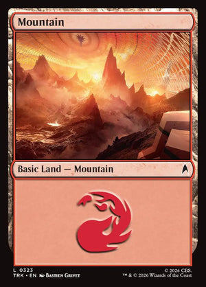 Magic The Gathering - Star Trek - Mountain - 323 - Common