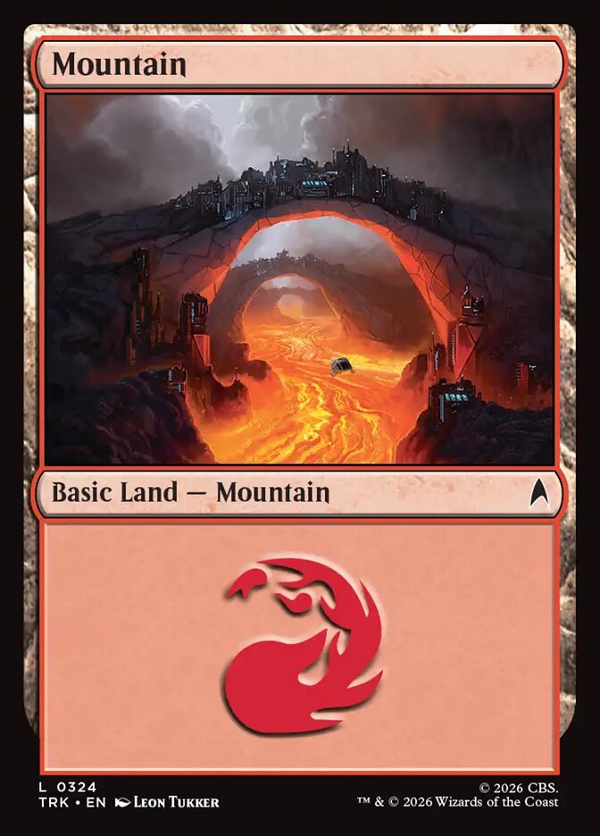 Magic The Gathering - Star Trek - Mountain - 324 - Common