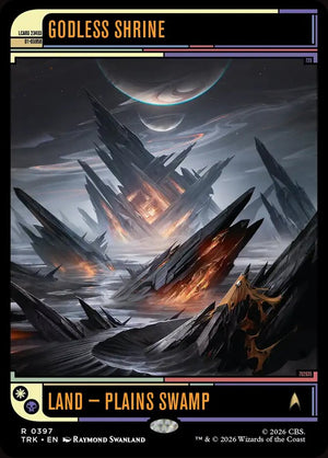 Magic The Gathering - Star Trek - Godless Shrine (Showcase) - 397 - Rare - Foil