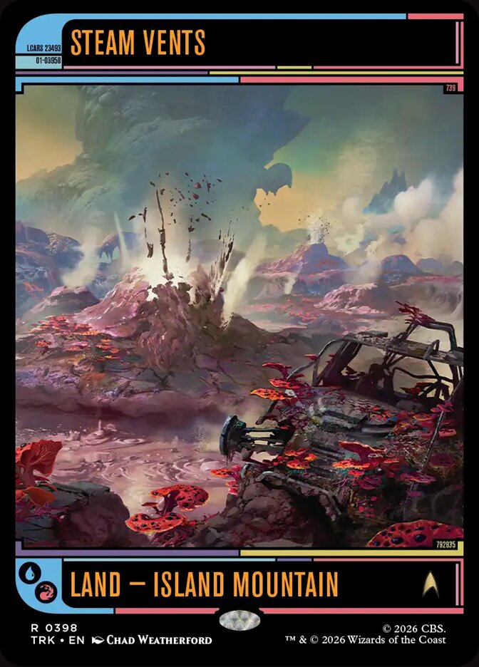 Magic The Gathering - Star Trek - Steam Vents (Showcase) - 398 - Rare