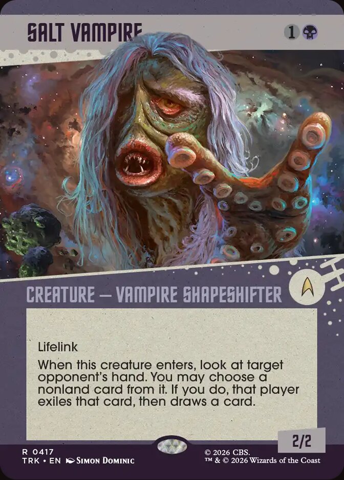 Magic The Gathering - Star Trek - Salt Vampire (Showcase) - 417 - Rare