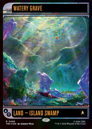 Magic The Gathering - Star Trek - Watery Grave (Showcase) - 488 - Rare