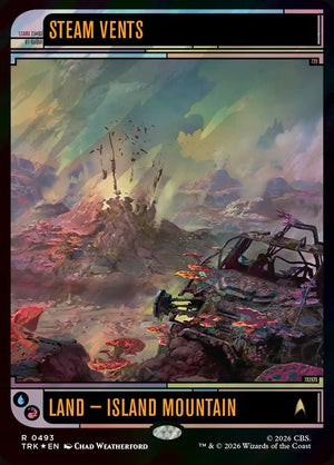 Magic The Gathering - Star Trek - Steam Vents (Showcase) - 493 - Rare