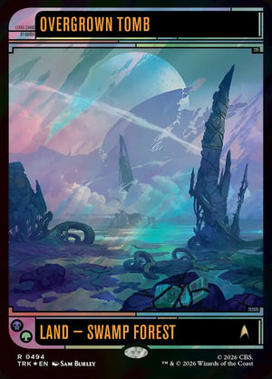 Magic The Gathering - Star Trek - Overgrown Tomb (Showcase) - 494 - Rare
