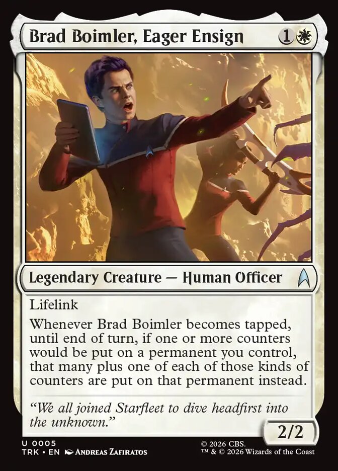 Magic The Gathering - Star Trek - Brad Boimler, Eager Ensign - 5 - Uncommon