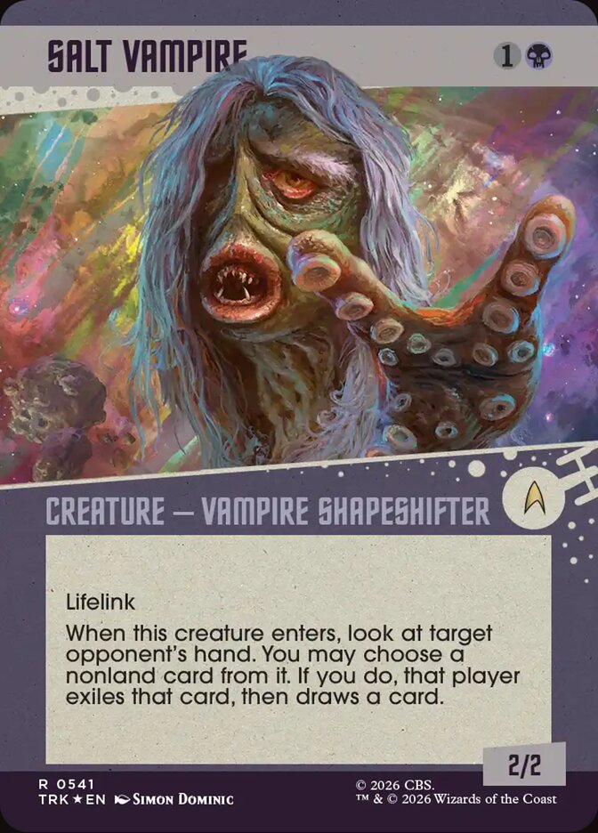 Magic The Gathering - Star Trek - Salt Vampire (Showcase) - 541 - Rare