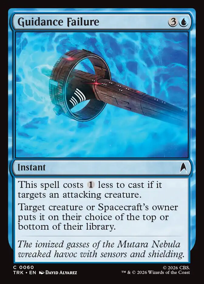 Magic The Gathering - Star Trek - Guidance Failure - 60 - Common - Foil
