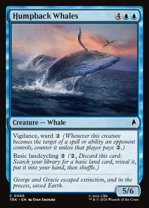 Magic The Gathering - Star Trek - Humpback Whales - 65 - Common